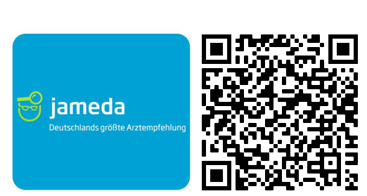 qr jameda zahnarzt ludwigshafen mit logo